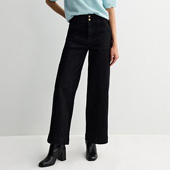 Women's Farmers Market Wide Leg Denim Jeans