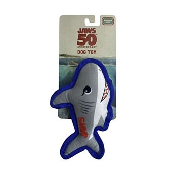 Jaws Squeaky Shark Plush Dog Toy