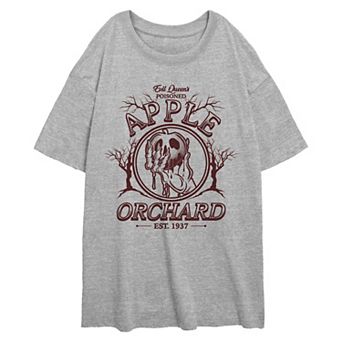 Disney Villains Evil Queen's Poisoned Apple Orchard Est. 1937 Juniors' Oversized Graphic Tee