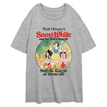Disney's Snow White And The Seven Dwarfs Still The Fairest Of Them All Juniors' Oversized Graphic Tee