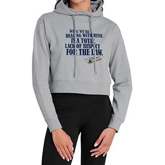 Juniors' Smokey and the Bandit Retro Crop Hoodie