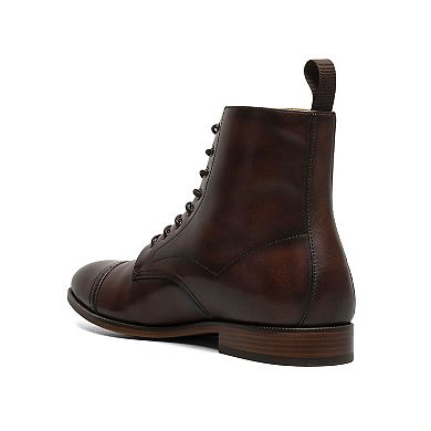Stacy Adams Henry Men's Cap Toe Lace-Up Leather Boots