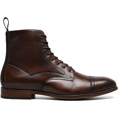Stacy Adams Henry Men's Cap Toe Lace-Up Leather Boots