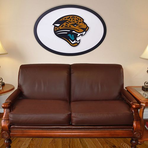 Jacksonville Jaguars 46-inch Carved Wall Art
