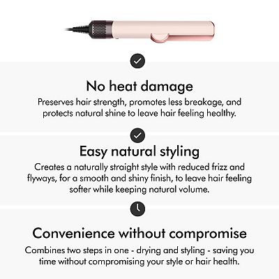 Dyson Airstrait Wet-to-Dry Straightener in Ceramic Pink