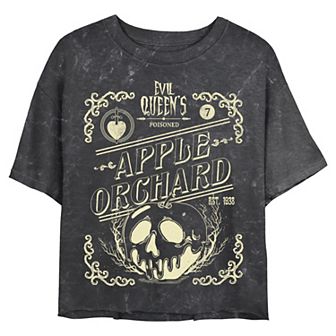 Disney Villains Evil Queen's Poisoned Apple Orchard Juniors' Cropped Graphic Tee