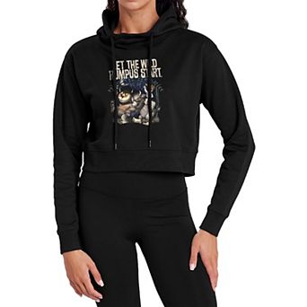 Juniors' Where the Wild Things Are Adventure Crop Hoodie