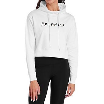 Juniors' Friends Iconic Logo Crop Hoodie