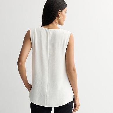Women's Nine West Textured Sleeveless Tunic