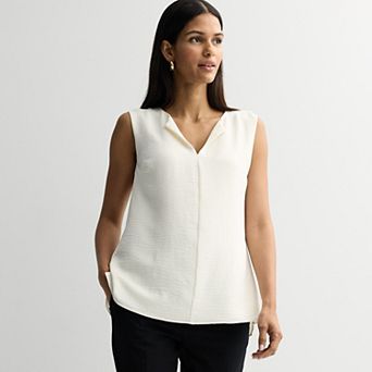 Women's Nine West Textured Sleeveless Tunic