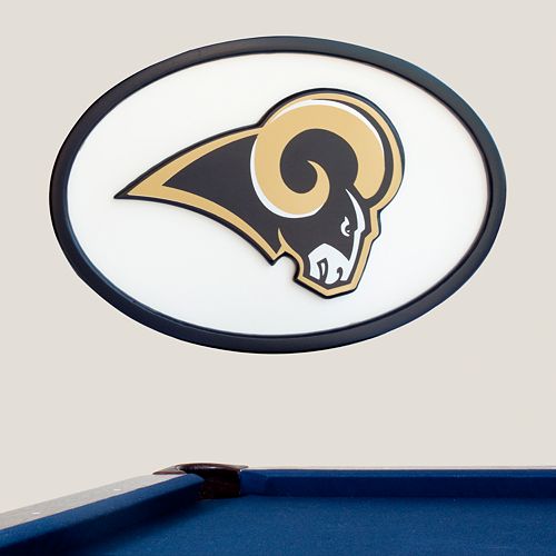 Los Angeles Rams 46-inch Carved Wall Art