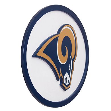 Los Angeles Rams 46-inch Carved Wall Art