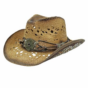 Women's Peter Grimm Peonies Straw Hat