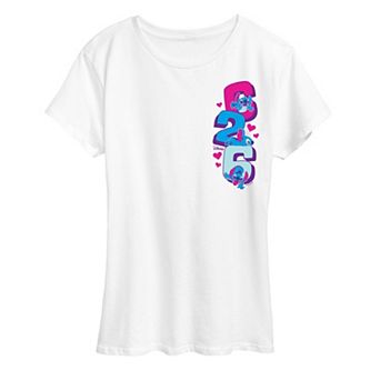 Disney's Lilo & Stitch Women's 626 Hearts Graphic Tee
