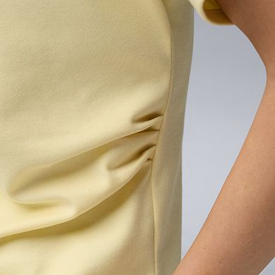 Women's Simply Vera Vera Wang Side Ruched Structured Tee