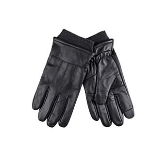 Men's Dockers Plush Mixed Media Touch Screen Compatible Gloves