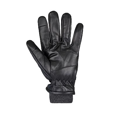 Men's Dockers Plush Mixed Media Touch Screen Compatible Gloves