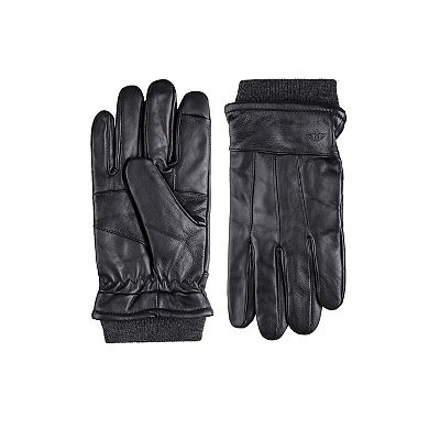 Men's Dockers Plush Mixed Media Touch Screen Compatible Gloves
