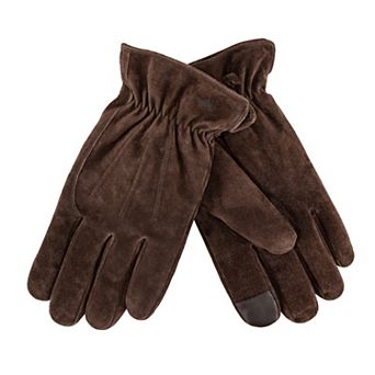 Men's Dockers® Suede Touch Screen Compatible Gloves With Sherpa Fleece Lining