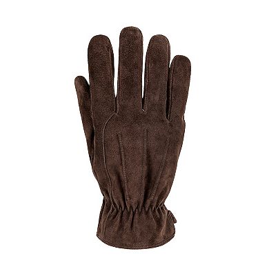Men's Dockers® Suede Touch Screen Compatible Gloves With Sherpa Fleece Lining