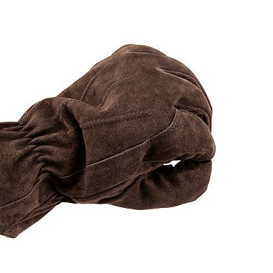 Men's Dockers® Suede Touch Screen Compatible Gloves With Sherpa Fleece Lining