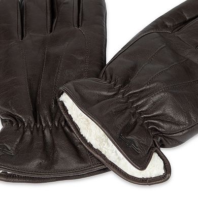 Men's Dockers® Leather Touch Screen Compatible Gloves