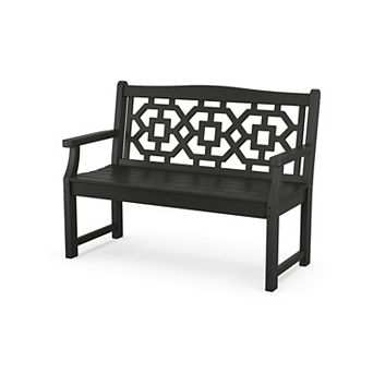 POLYWOOD Martha Stewart Chinoiserie 48-inch Garden Bench
