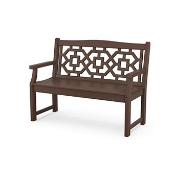POLYWOOD Martha Stewart Chinoiserie 48-inch Garden Bench