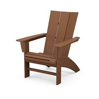 POLYWOOD Outdoor Modern Curveback Adirondack Chair