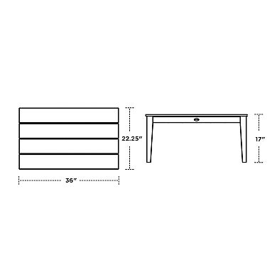 POLYWOOD Outdoor Newport Coffee Table
