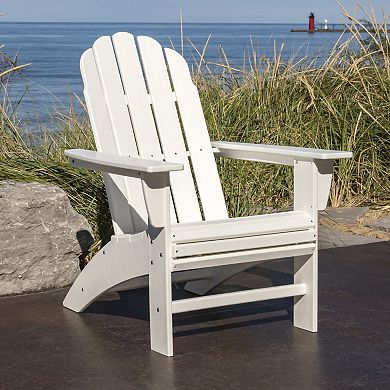 POLYWOOD Outdoor Vineyard Curveback Adirondack Chair