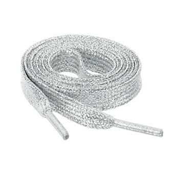 1 Pair Glitter Shiny Metallic Shimmery Flat Sneakers Shoelaces Shoe Laces Strings 27.56"