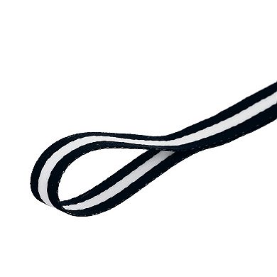 2 Pairs Color Block Colorful Stripe Canvas Flat Shoelace Shoe Laces Strings 90cm/35.43"