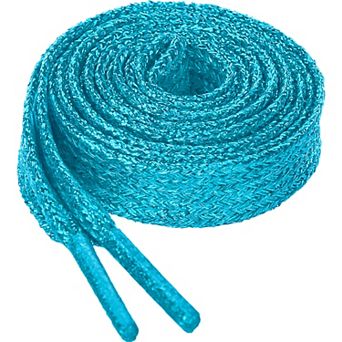 1 Pair Glitter Metallic Shimmery Flat Sneakers Shoelaces Strings 47.24"