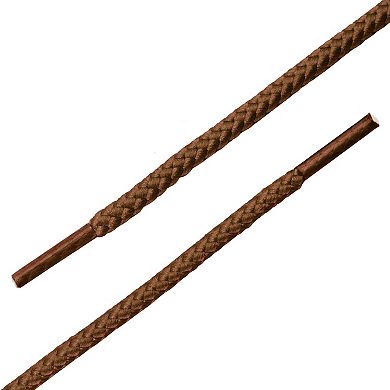 2 Pairs Unisex Thick Solid Colors Round Shoelaces for Leather Shoes Boots 160cm/62.99"