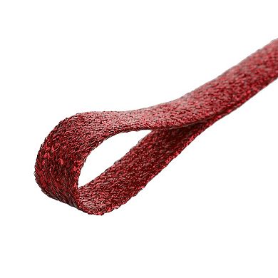 1 Pair Glitter Shiny Metallic Shimmery Flat Sneakers Shoelaces Shoe Laces Strings 110cm/43.31"