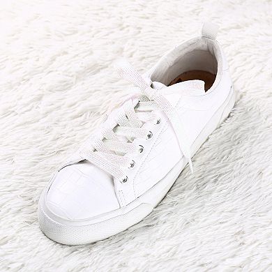 1 Pair Glitter Shiny Metallic Shimmery Flat Sneakers Shoelaces Shoe Laces Strings 100cm/39.37"