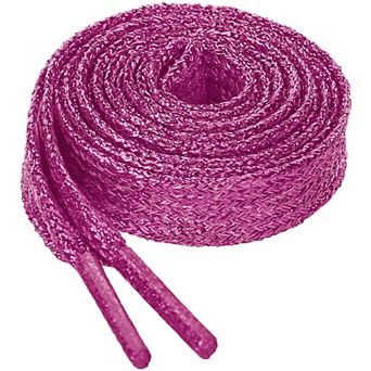 1 Pair Glitter Shiny Metallic Shimmery Flat Sneakers Shoelaces 39.37"