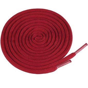 2 Pair Oval Shoelace 7 Colors Half Round Athletic Sneaker Shoe Laces 0.2" Width 62.99" Length