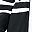 Black Graduated Stripe