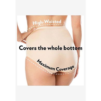 Comfort Choice Plus Size 3-Pack Comfort Leg Brief