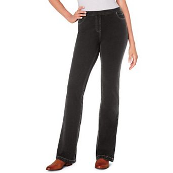 Woman Within Plus Size Petite 7-Day Knit Straight-Leg Pull-On Pants