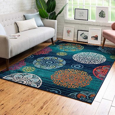Unique Loom Aromi Azalea Throw Rug