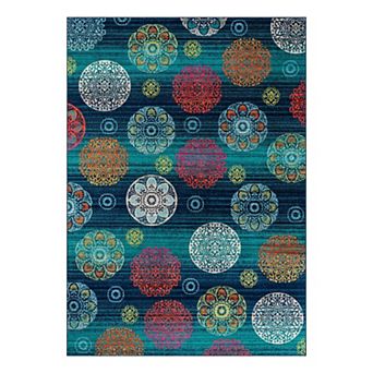 Unique Loom Aromi Azalea Throw Rug