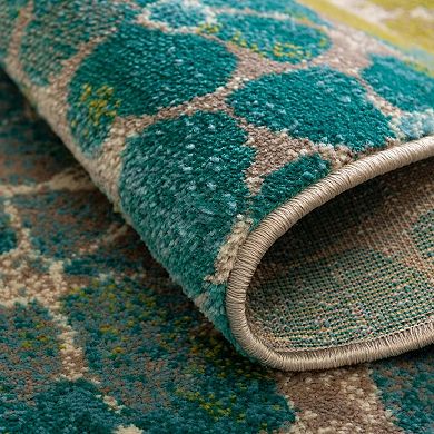 Unique Loom Encore Azalea Throw Rug