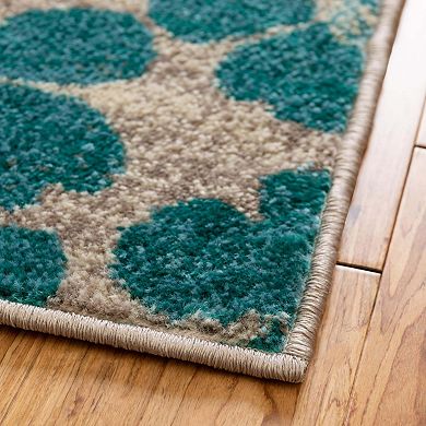 Unique Loom Encore Azalea Throw Rug