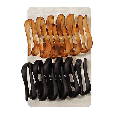 Emberly 2-pk. Matte Mini Claw Clip Set