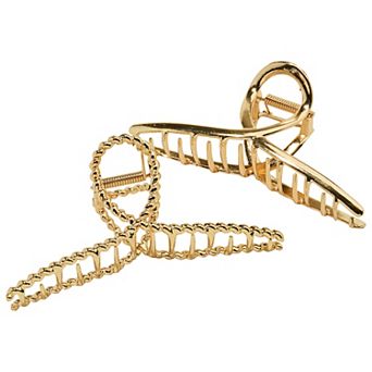 Emberly 2 pk Metal Twist Smooth Claw Clips