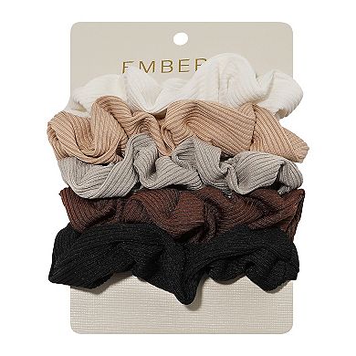 Emberly 5-pk. Pleated Scrunchie Set