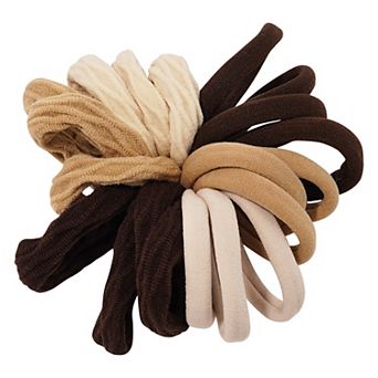 Emberly 20 pk Seamless Muted Mix Hair Ties